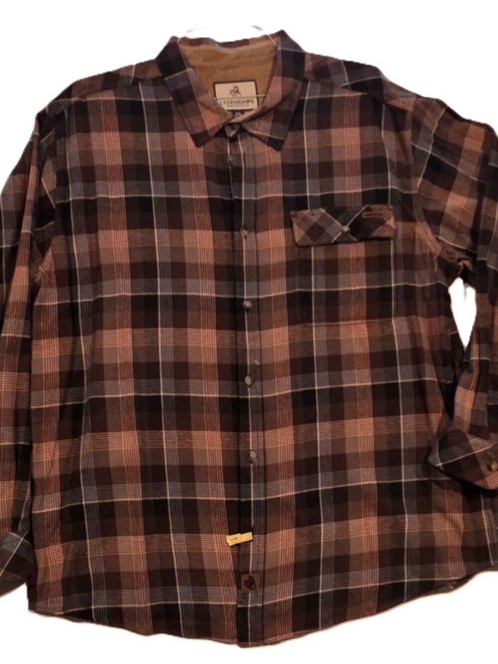 ***Legendary Whitetails Legendary Stretch Casual Flannel Shirt***